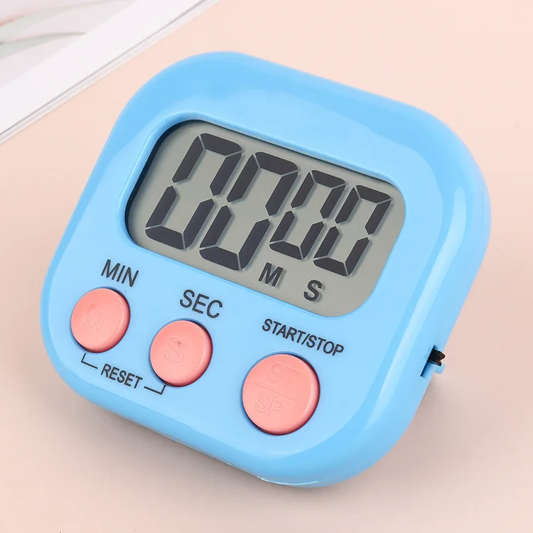 Temporizador Cocina Alarma Digital Reloj LCD Magnético Fuerte