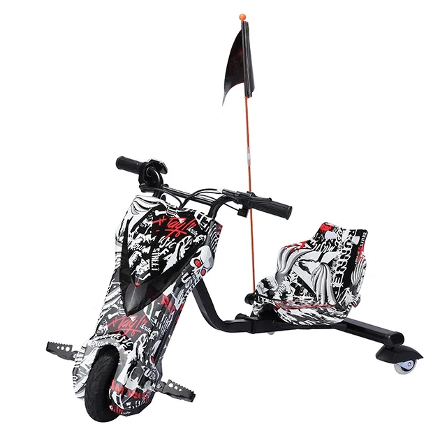 LithiumBatteryDroveElectricDriftScooter3Wheel360DriftingRider36V250WMotorDrifting