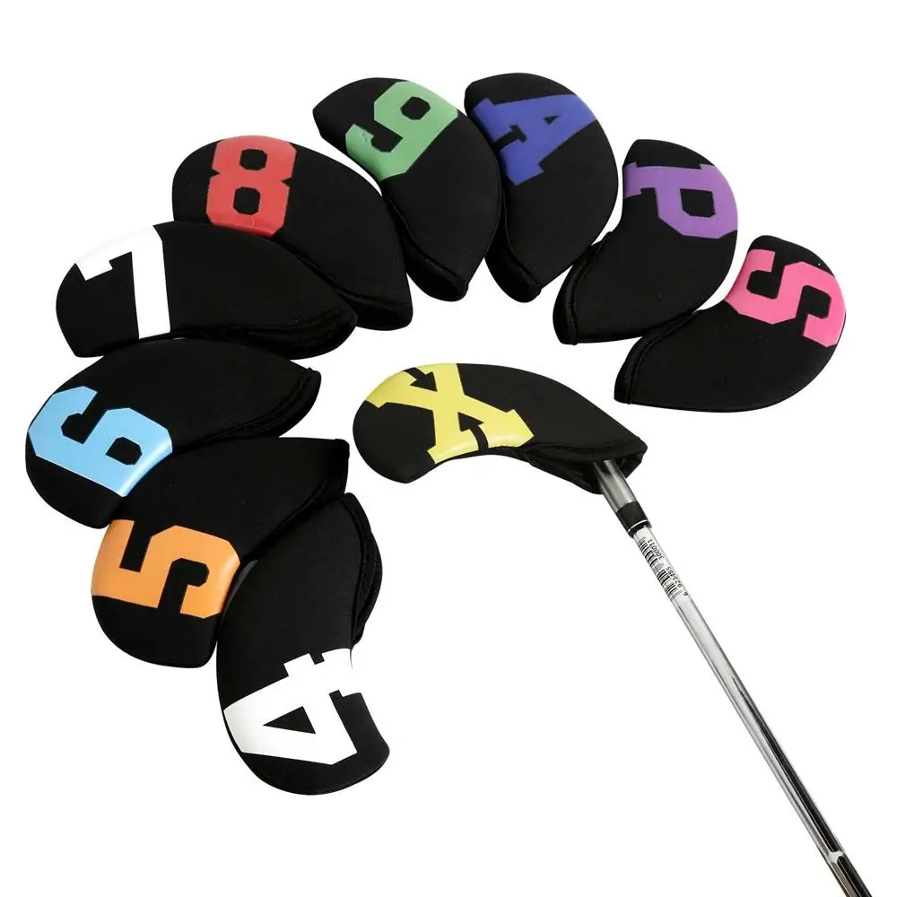 

Putter Accessories Protective Cover With Number Design Protector Case Golf Iron Headcover Golf Iron Covers Set Golf Head Cover
