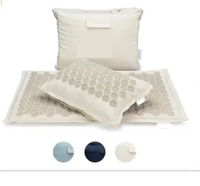 72*44cm Lotus Spike Acupressure Mat Massage Mat Yoga Mats Pillow with Bag Acupuncture Pillow Accupresure
