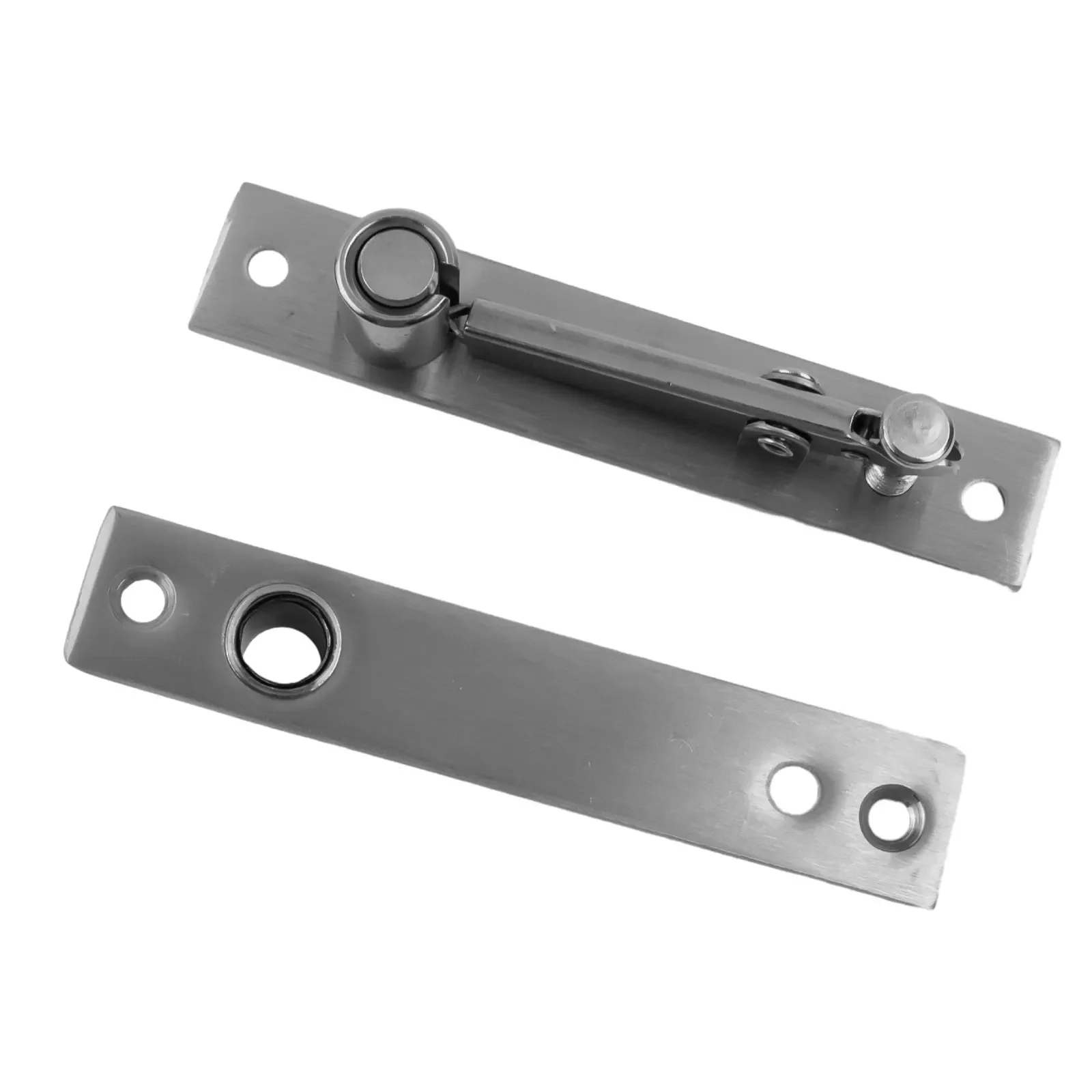 

Door Hinges Pivot Hinge Kit Home Office Tool Accessory Doors For Wood Replacement Silver Stainless Steel 2 Pcs