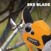 25.2V Electric Pruning Shears Lithium Branches Scissors 0-45mm High Branch Hedge Trimmer Fruit tree Electric pruning shear 6