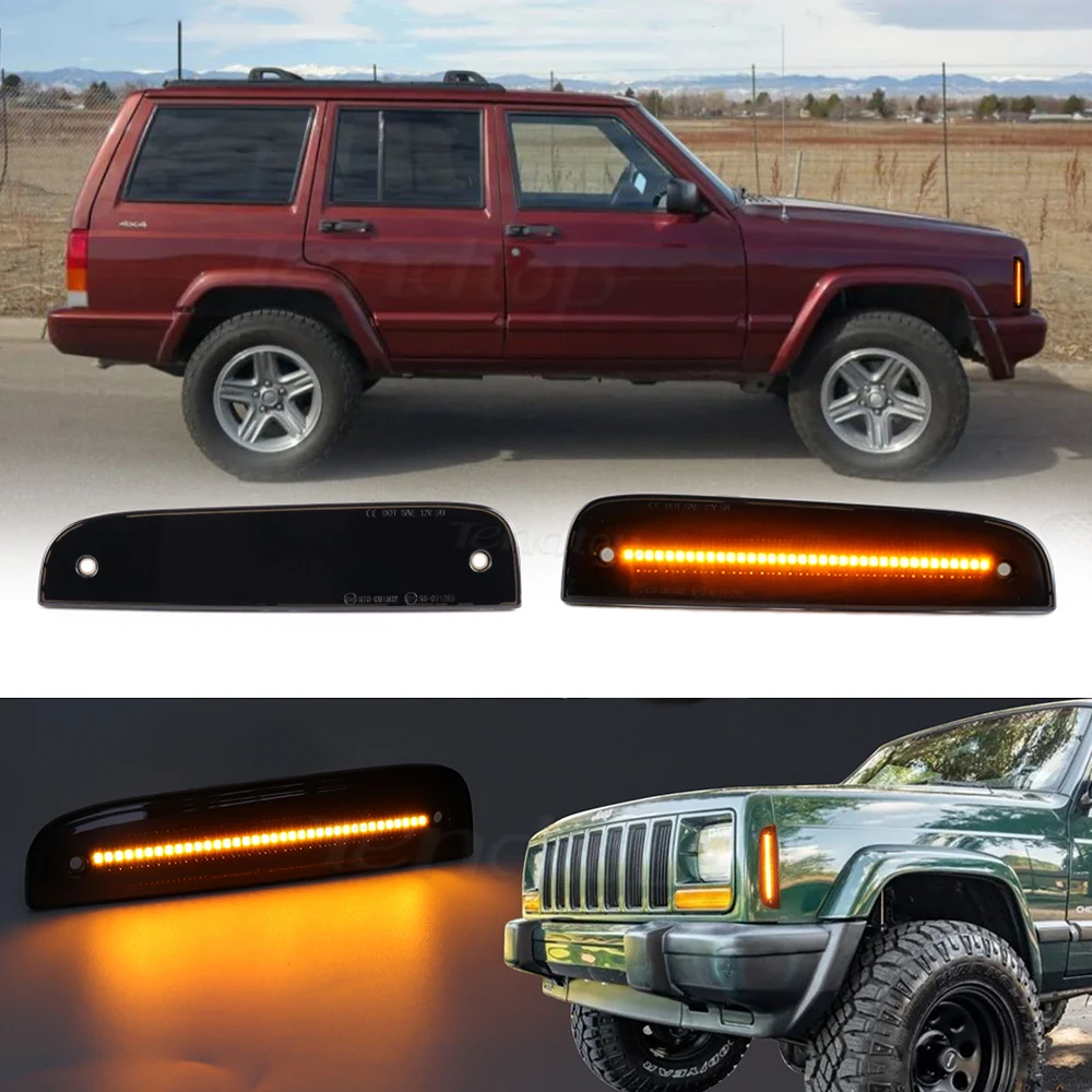 

Фонари поворотники для Jeep Cherokee 1997 1998 1999 2000 2001, 2 шт.