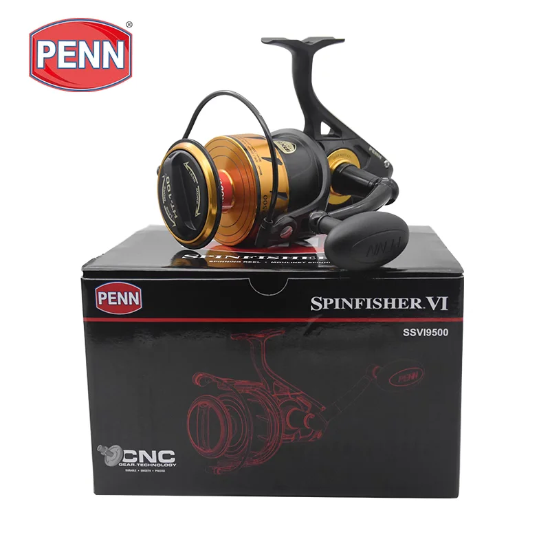 100 Original Penn Spinfisher Vi Ssvi 250010500 5+1bb Ipx5 Deep Sea