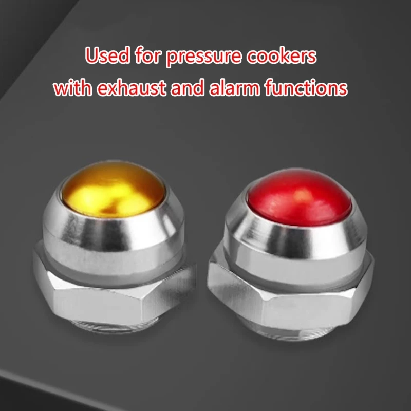 2 Pcs Pressure Cooker Small Red Safety Limiting Relief Air Stopper N0PF pressure cooker replacement parts