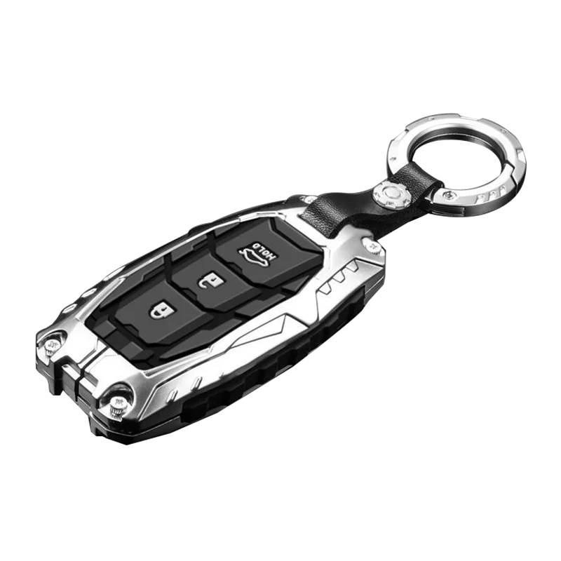 Premium Car Key Cover with Keychain - Durable Protective Shell