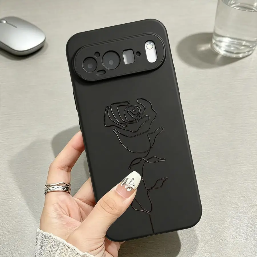 Rose Art Gothic Phone Case - Elegant Protective Cover
