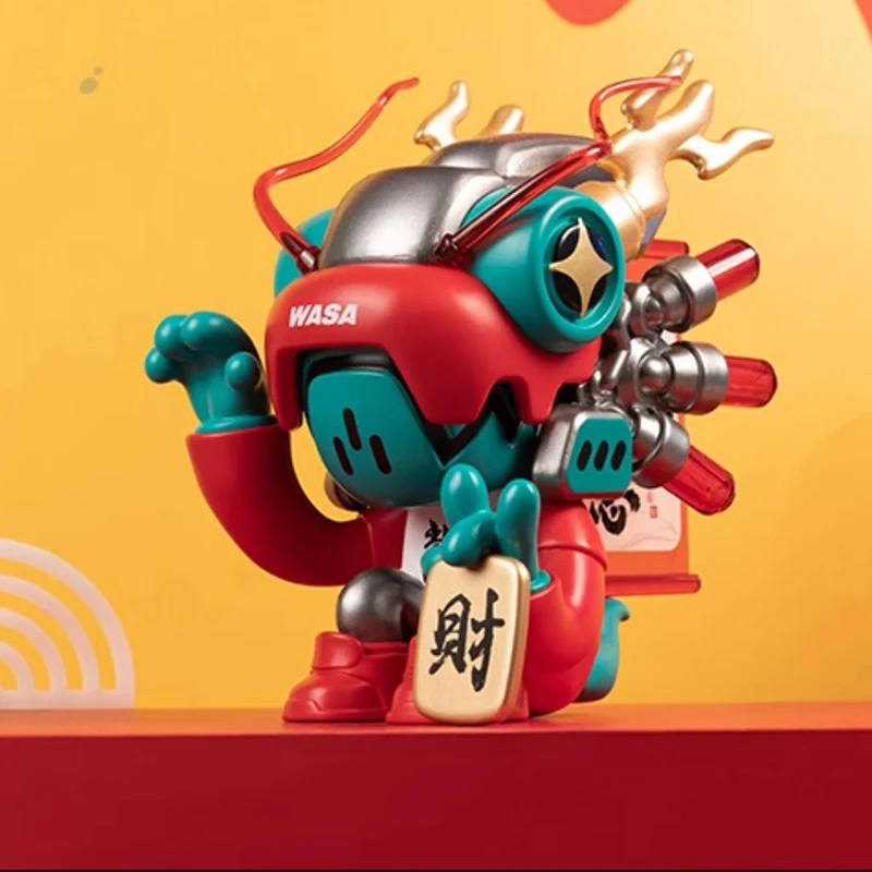 Wasa The Chameleon Drives The Dragon Series Blind Box Tide Play Mano Maschile Home Fortune Life Ornamento Regalo