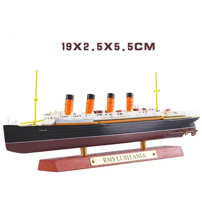 Фото 1:1250 RMS Титаник LUSITANIA MAURETANIA чамандия британская Франция фотоатлас литые лодки коллекционные игрушки №4