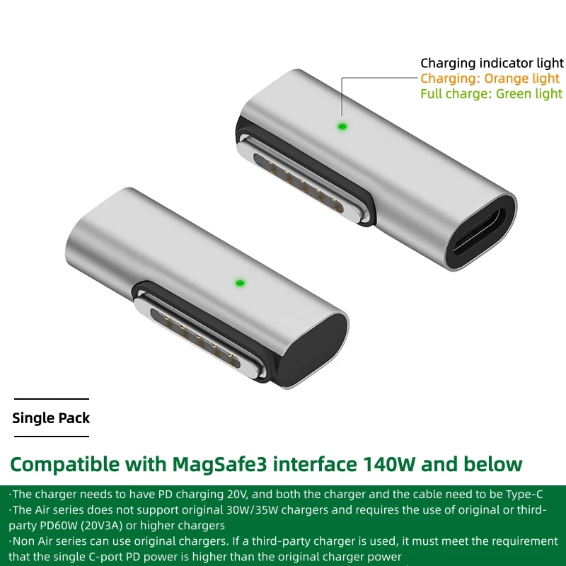 ตัวเลือกสินค้า อะแดปเตอร์ชาร์จ MacBook 100W ชาร์จเร็ว พร้อมแม่เหล็ก