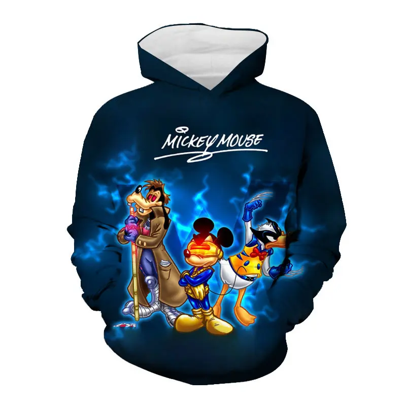 

Hoodie Sweatshirt Ladies Hooded Kawaii Clothes Disney Y2k Couples Hoodie Ladies Fall Hoodie Minnie Mouse Mickey Cartoon 3D