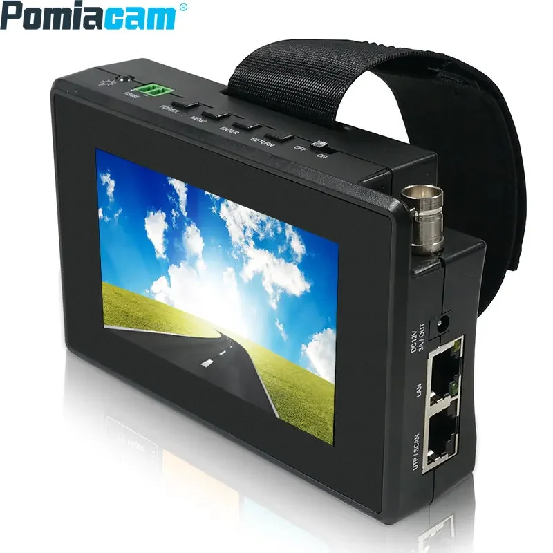 Tester Ip Cctv 4K Ipc-1800 Plus 4 Pollici Polso H.265 Ahd Cvi Tvi Cvbs Monitor Cctv Per Tester Telecamera Ip Analogica Tester Poe Tester Cftv