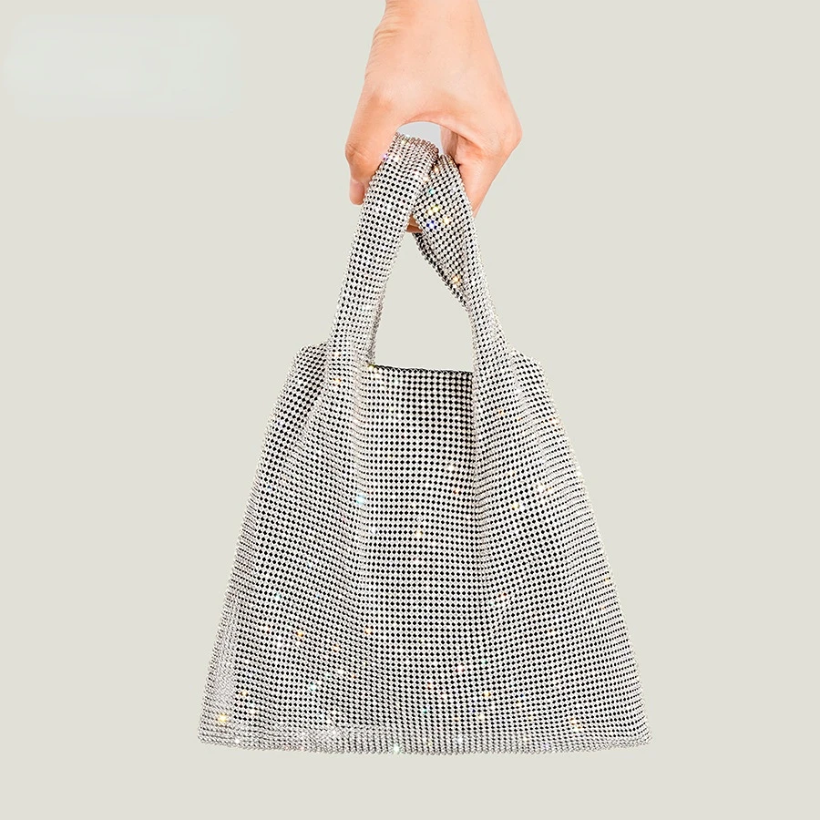 

New in 2022 Bags for Women Silver Handbags Tote Bag Sac a main Femme Luxury Designer Handbag Large Capcity Shopping Bags