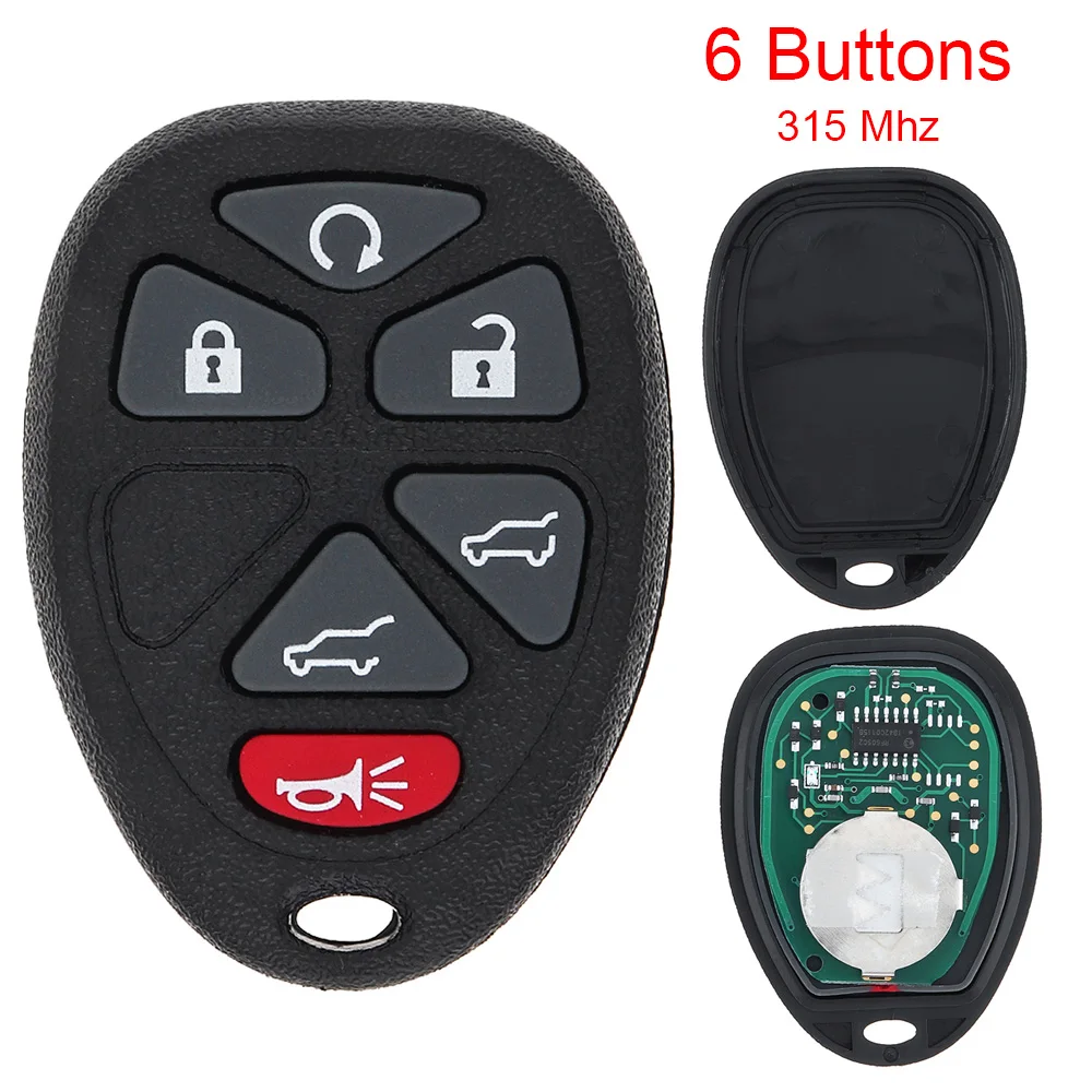 

6 Buttons Keyless Entry Remote Car Key Fob OUC60270 15913427 Fit for Buick Cadillac Escalade Chevrolet GM-C Yu-kon 2007-2010