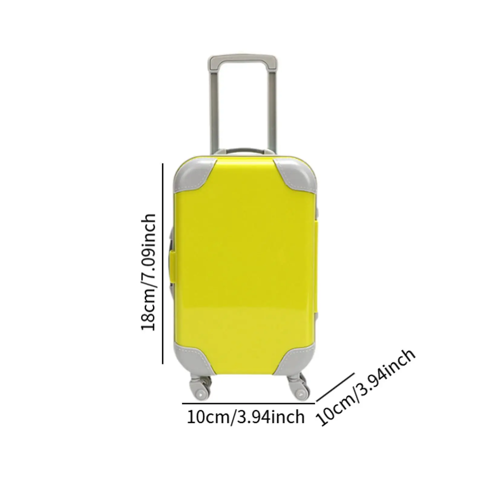 Doll Travel Suitcase for Mini Accessories, Ideal for Kids' Playtime