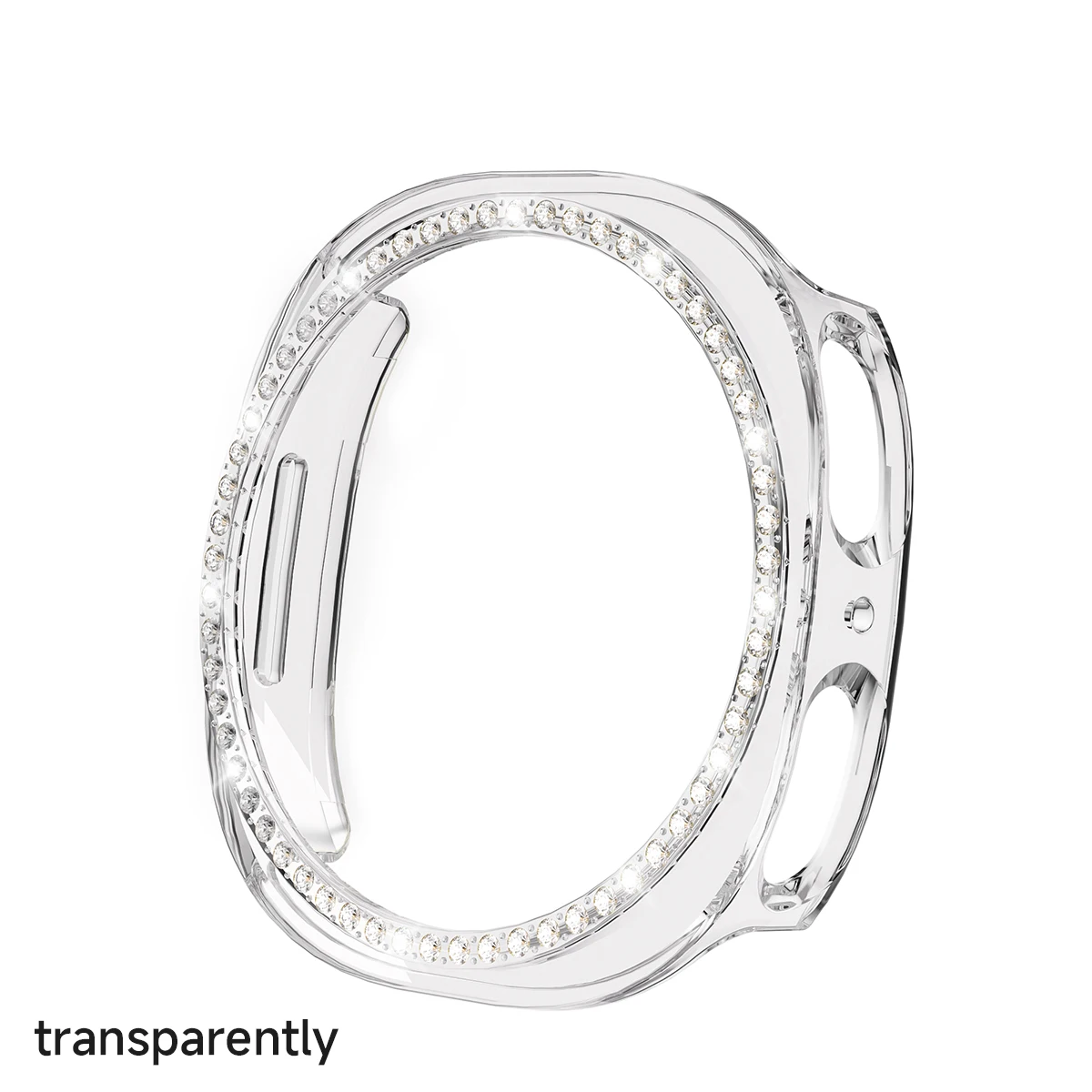 Elegant Diamond Watch Case - Fashion Protective Cover for Women (No Tempered Glass)