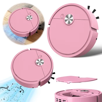 3 in 1 Vacuum Mop Robot Rechargeable Sweeping Machine Strong Suction Compact Cleaning Machine for Pet Hair Stubborn Dirt 1