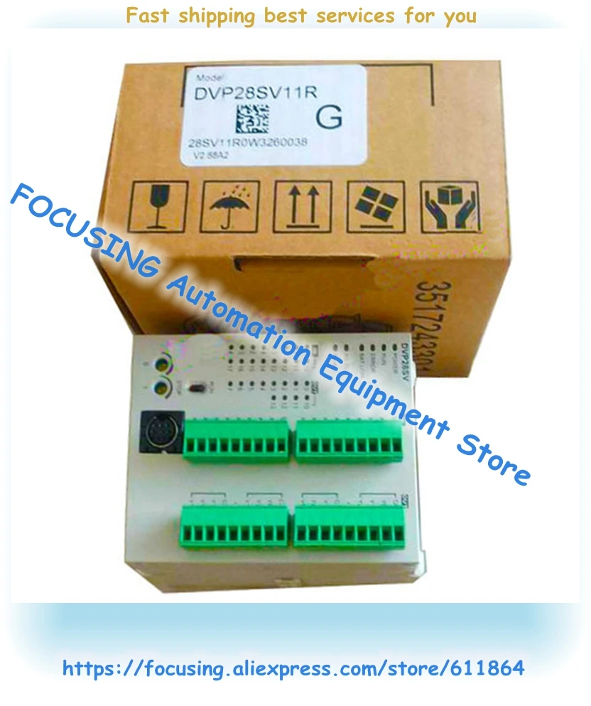 

Новый оригинальный релейный выход DVP28SV11R PLC серии SV 24VDC 16DI 12DO
