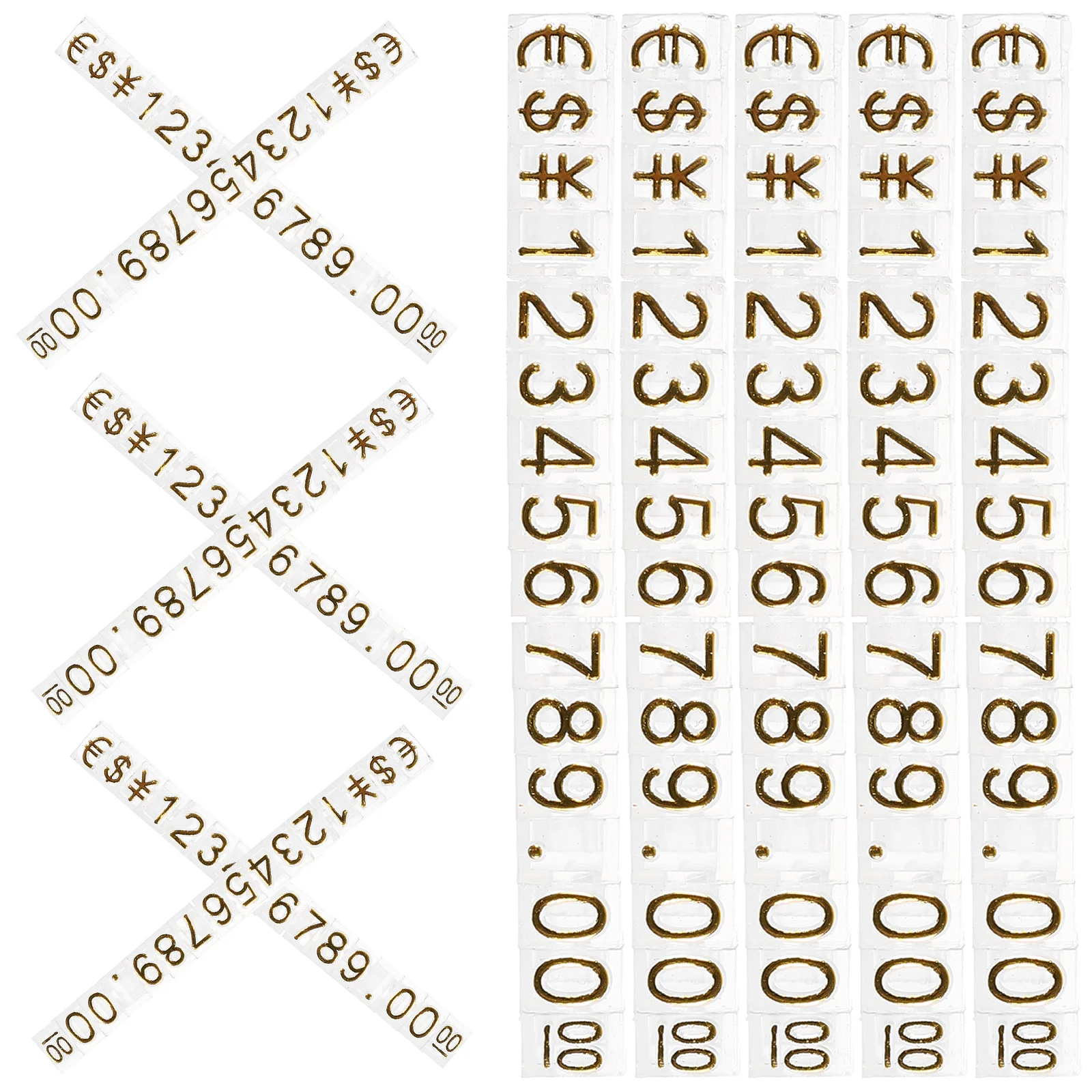 20Pcs 가격 표시 큐브 번호 가격 큐브 가격 태그 가격 표시 스탠드 보석 가격 태그 조정 가능한 가격