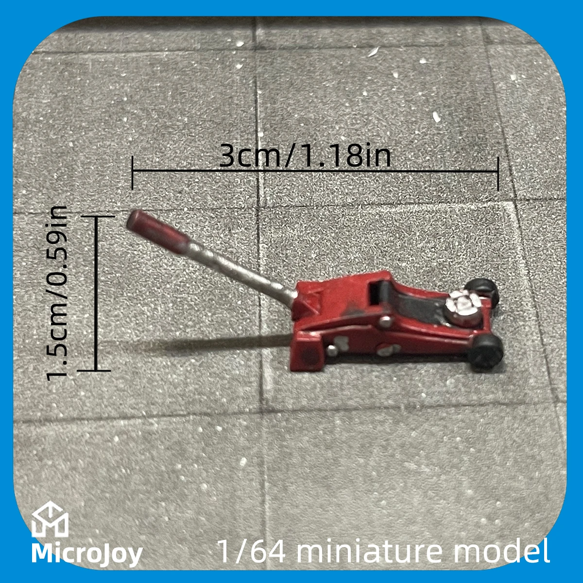 고급 장면 1: 64 스케일 미니어처 모델 수리점, 미니 잭 장식품, 자동차 모델 장면, 오래된 레이아웃