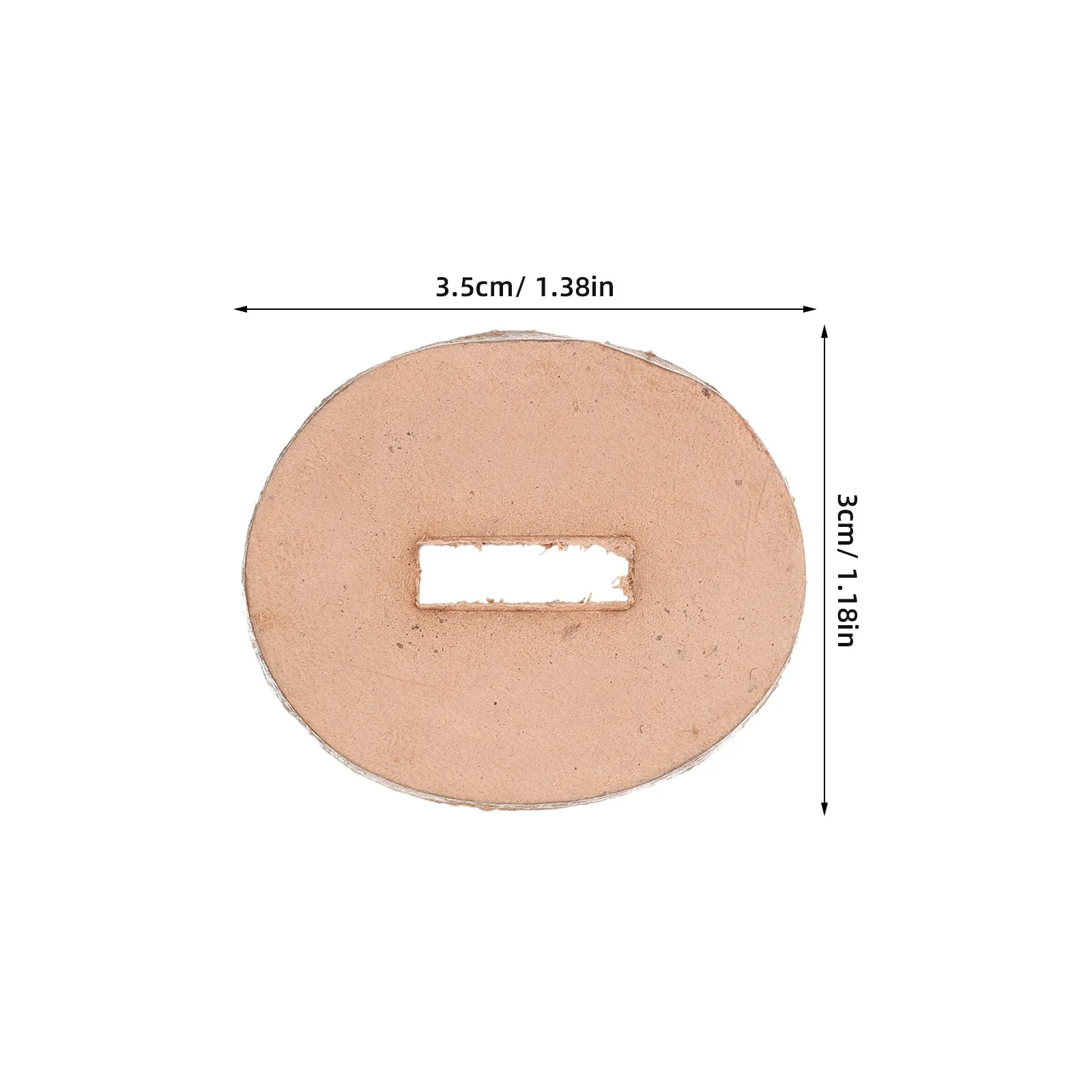 15Pcs 소가죽 핸들 와셔 나이프 핸들 스페이서 나이프 제작 수리 DIY 공예용 사각형 구멍 미끄럼 방지 디스크