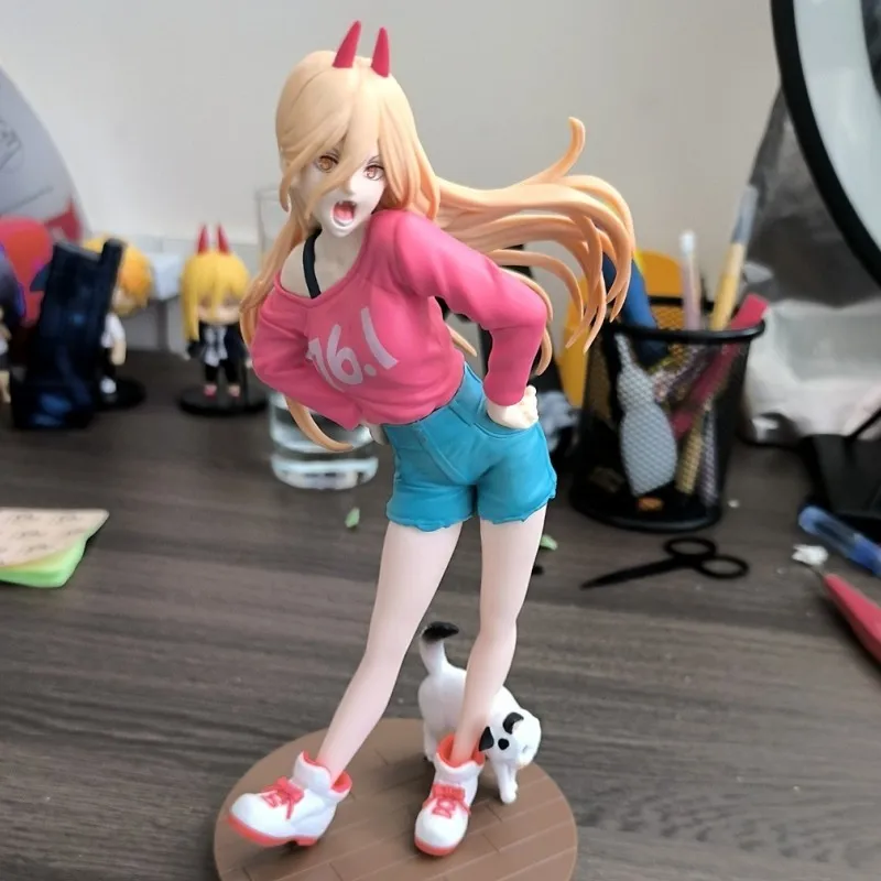 

Original SEGA Luminasta Chainsaw Man Power 22CM PVC Anime Figure Action Figures Model Collection Toys