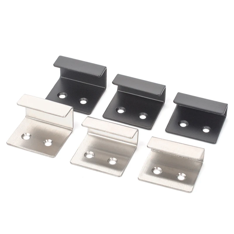 Stainless Steel Tile Hanging Code Ceramic Tile Display Buckle Wall Fixing Clip Mirror Support Hook Hanger Hardware 1PCS