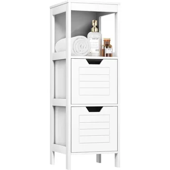 Multifunctional Wooden Bathroom Storage Cabinet 1