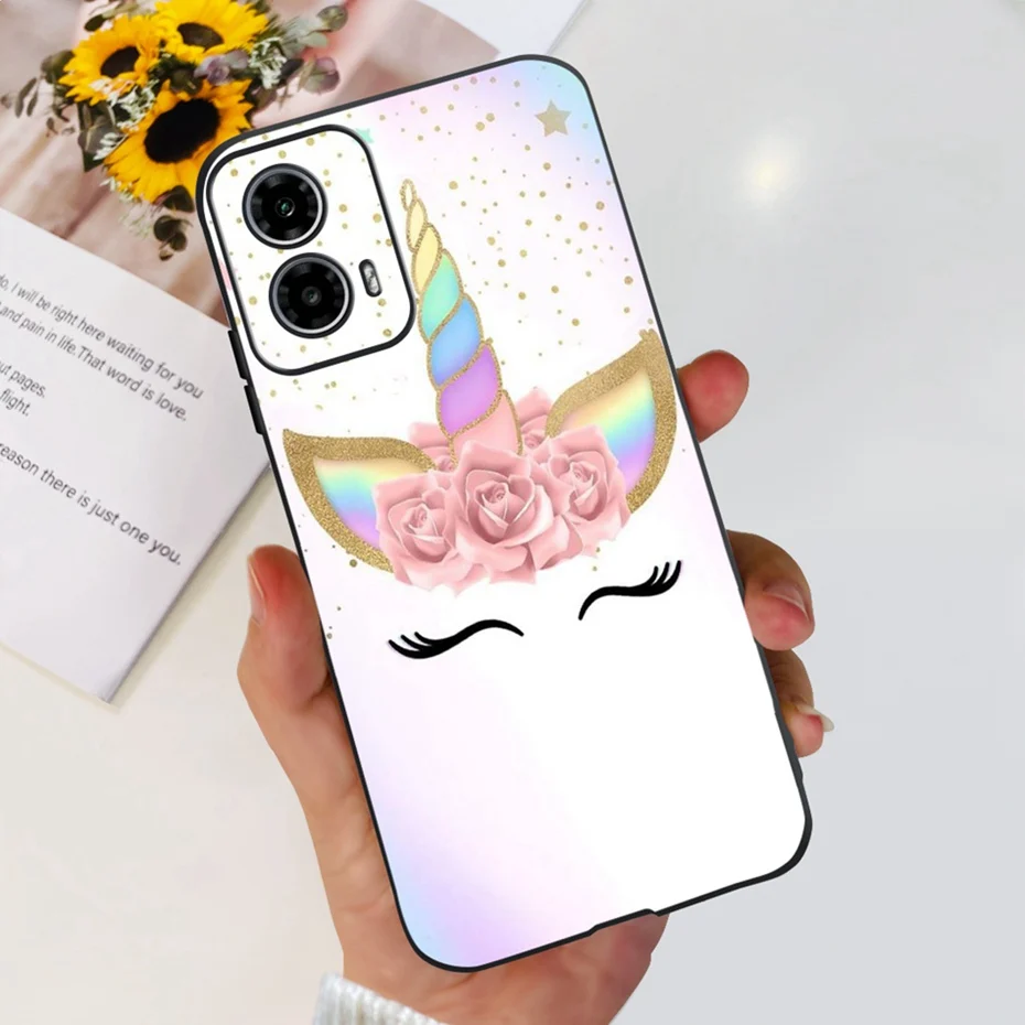 Cute Love Pattern Soft Silicone Phone Case - Stylish & Durable Back Cover