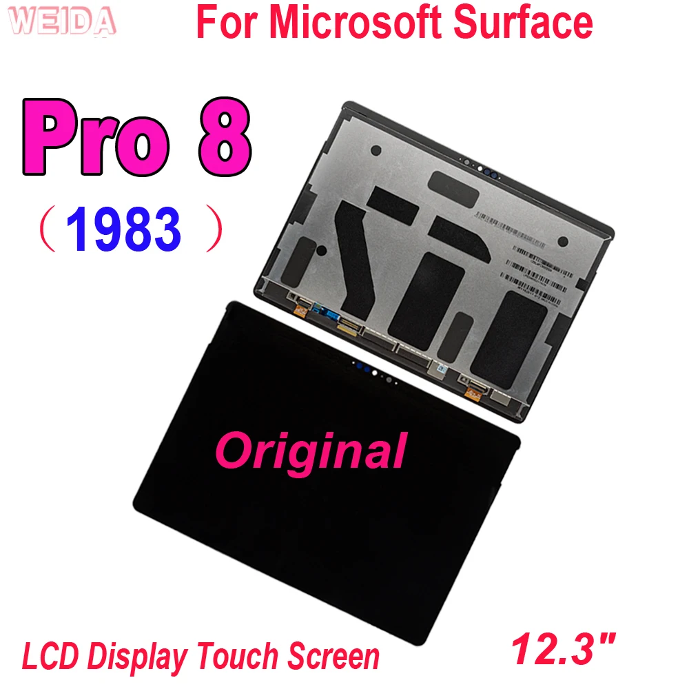 Original LCD For Microsoft Surface Pro 8 1983 Pro 9 2038 LCD Display Touch Screen Digitizer Assembly For Surface Pro 8 Pro9 LCD