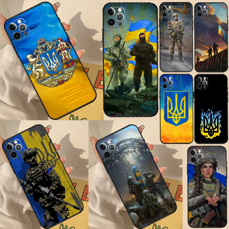Ukraine Flag Case For iPhone 11 12 13 Pro Max Cover For iPhone 13 12 Mini XR X XS Max 7 8 Plus SE 2020 case for iphone 13 pro max