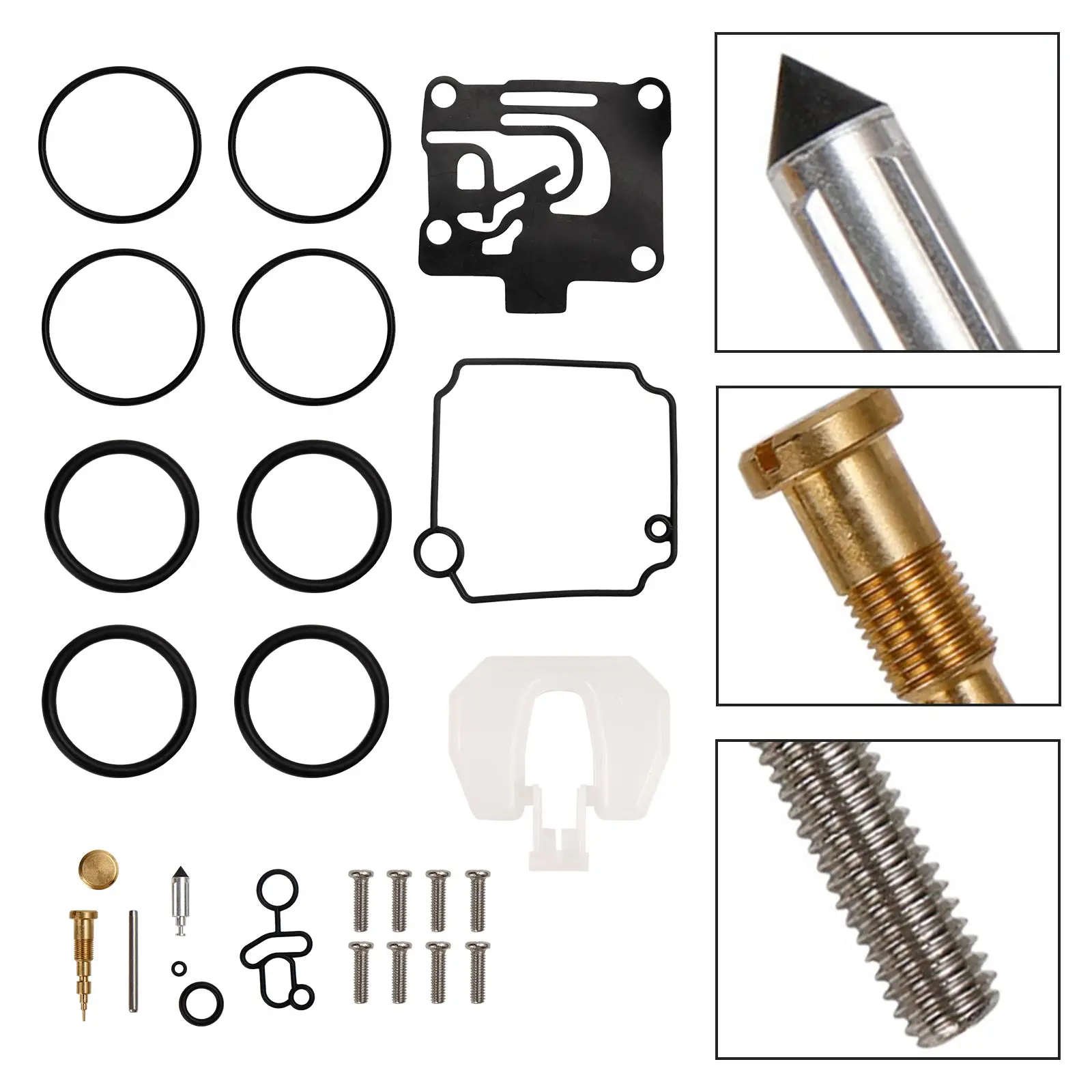 Areyourshop Carburetor Carb Rebuild Kit for Yamaha F50-T50hp 4 Stroke 01-04 62Y-W0093-11-00 ​62Y-W0093-10-00 3