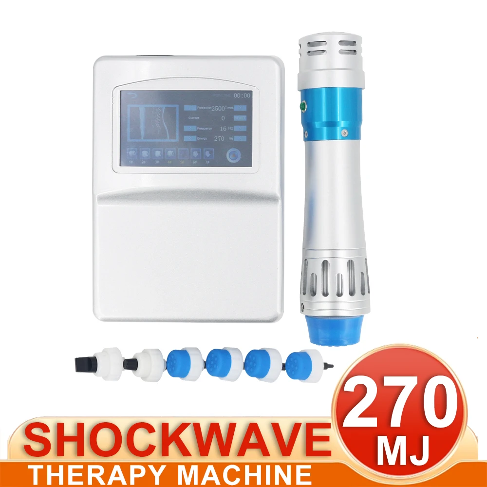 

Машина для терапии Shockwave 270MJ для лечения ED, портативный профессиональный фотомассажер для облегчения боли в теле
