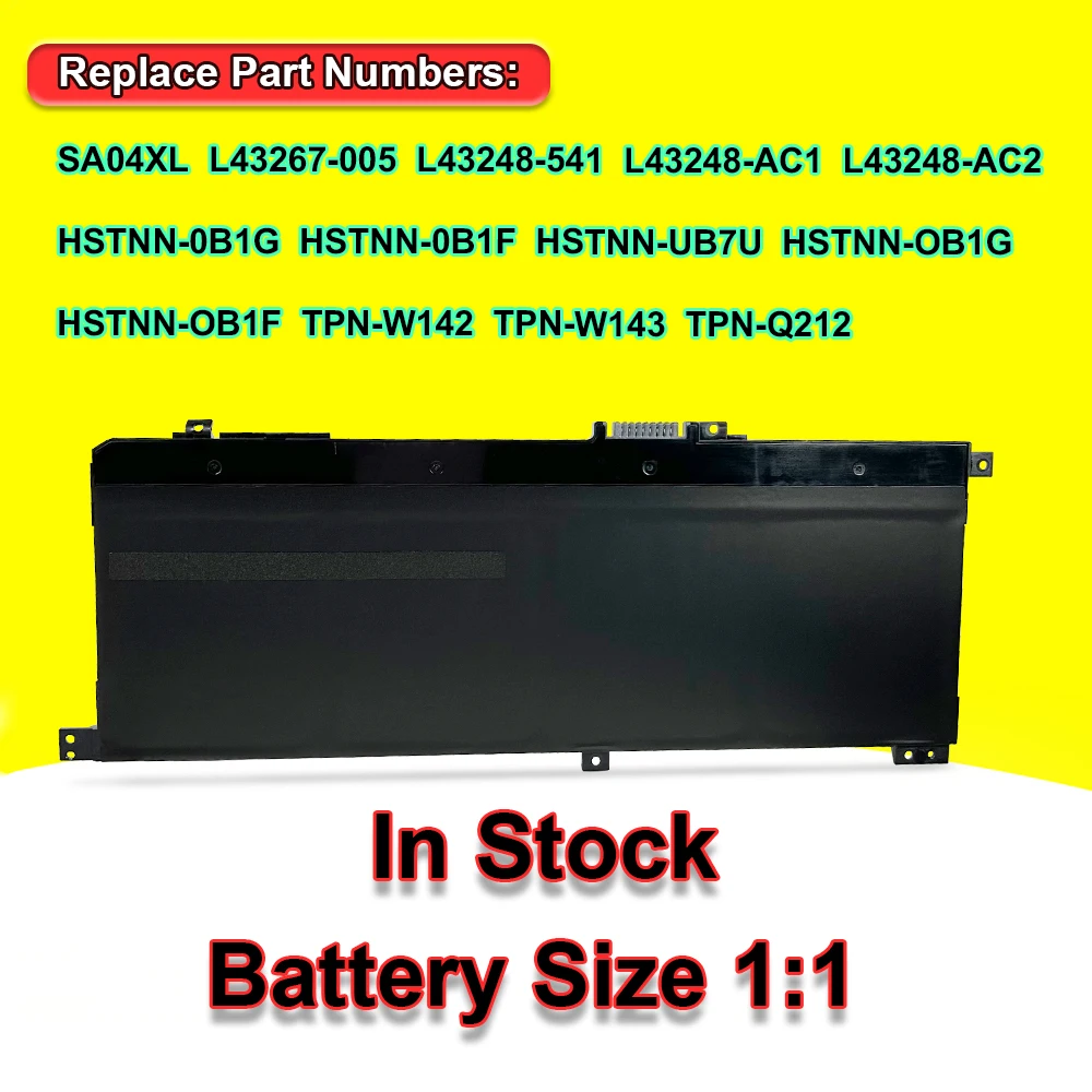 Bateria para hp Envy X360 15-dr 15-dr0010tx Notebook Série Hstnn-ob1f Hstnn-ob1g Hstnn-ub7u L43248541 L43248-ac1 Sa04xl Novo - Imagem 4