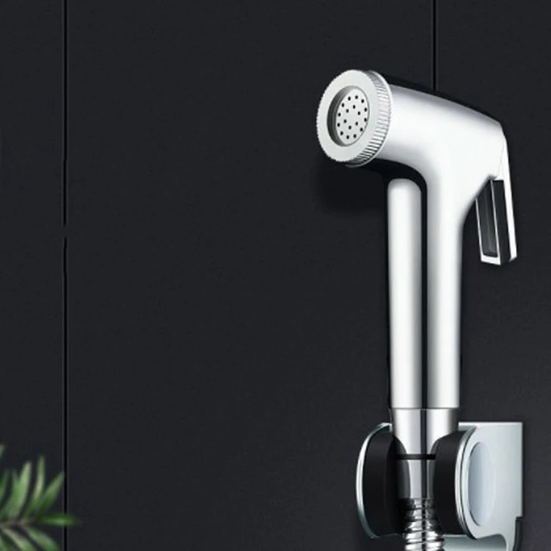 Chrome Bidet Spray Tap Hygienic Toilet  Shower Head Hose Bathroom Flushing 3