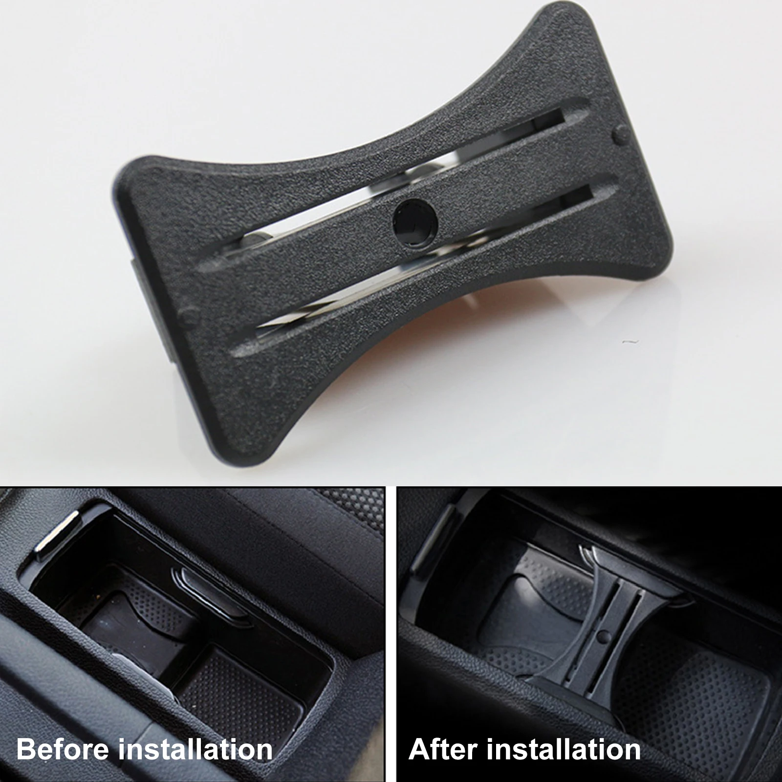 Accessori Per Interni Auto Water Cup Limit Card Inserter Coin Slot Per Volkswagen Golf 6 Gti R20 2008-2012 Scatola Portaoggetti Per Bracciolo