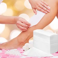 100 PCs Hair Removal Wax Paper For Women & Men Nonwoven Wax Strip Paper Roll High Quality Body Leg Arm Lip Hair Removal Epilator 2