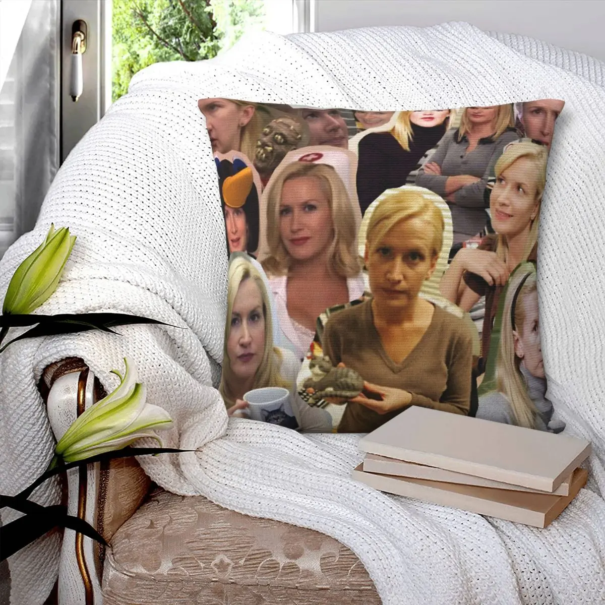 

Angela Martin - Angela Kinsey-офисная наволочка с принтом, наволочка для диванной подушки