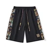 Summer Fashion New Men's Five Pants Drawstring Elastic Waist Beautifully Embroidered Shorts Loose Breathable Men's Clothing 3