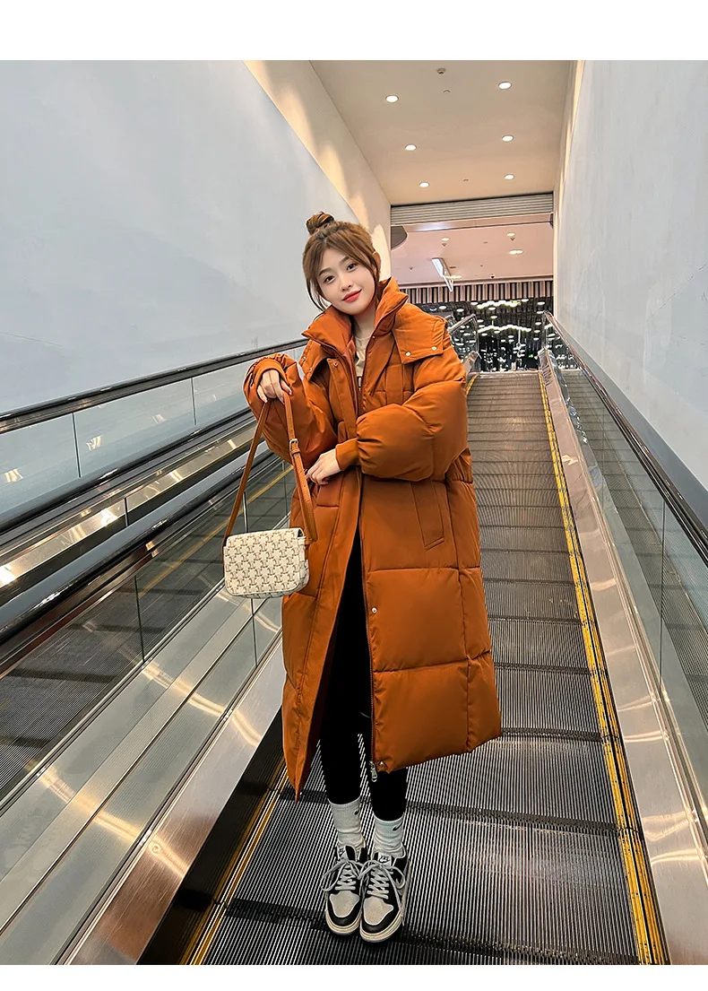 roupa de neve feminina, jaqueta coreana, inverno 2021, 2023