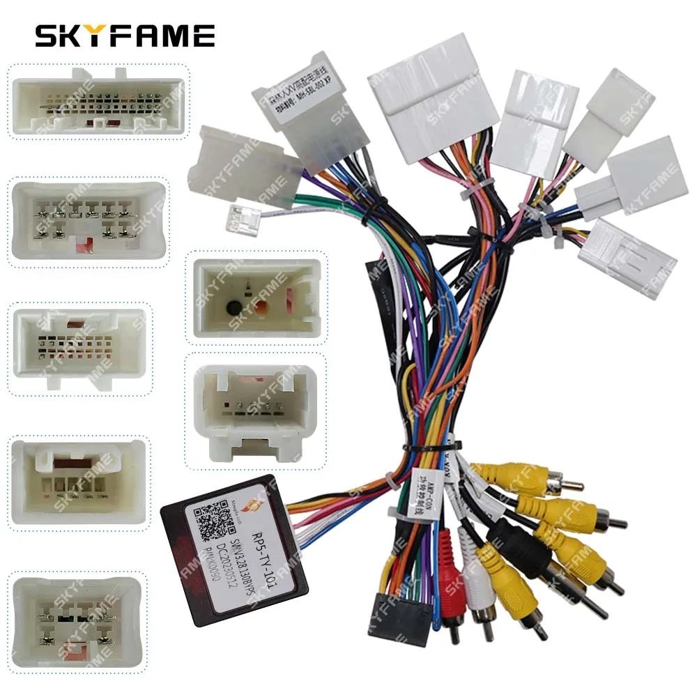 Car Wiring Harness Adapter Canbus Box Decoder Android Power Cable For Subaru Forester XV WRX Levorg Outback car wire cable adapter