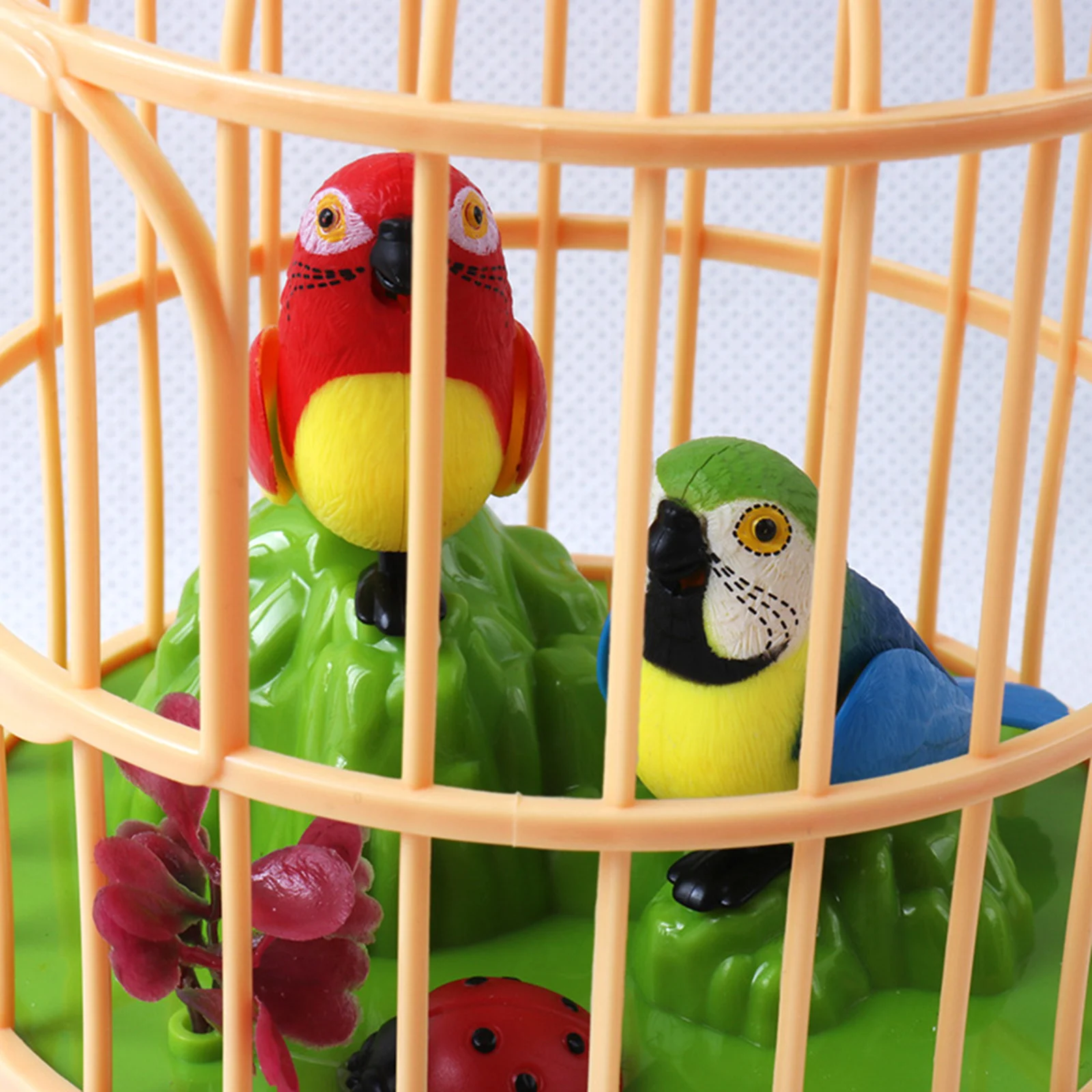 Singing&Chirping Bird In Cage Realistic Sounds&MovementsSinging Chirping Bird Toy In Cage Realistic Sounds Movements Activated 6
