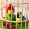 Singing&Chirping Bird In Cage Realistic Sounds&MovementsSinging Chirping Bird Toy In Cage Realistic Sounds Movements Activated 6