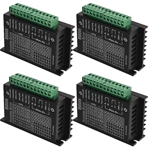 

4 Pack TB6600 4A 9-42V Stepper Motor Driver Controller for Nema 17, 23 and 34 Stepper Motor 9-42V CNC Router Engraving Machine