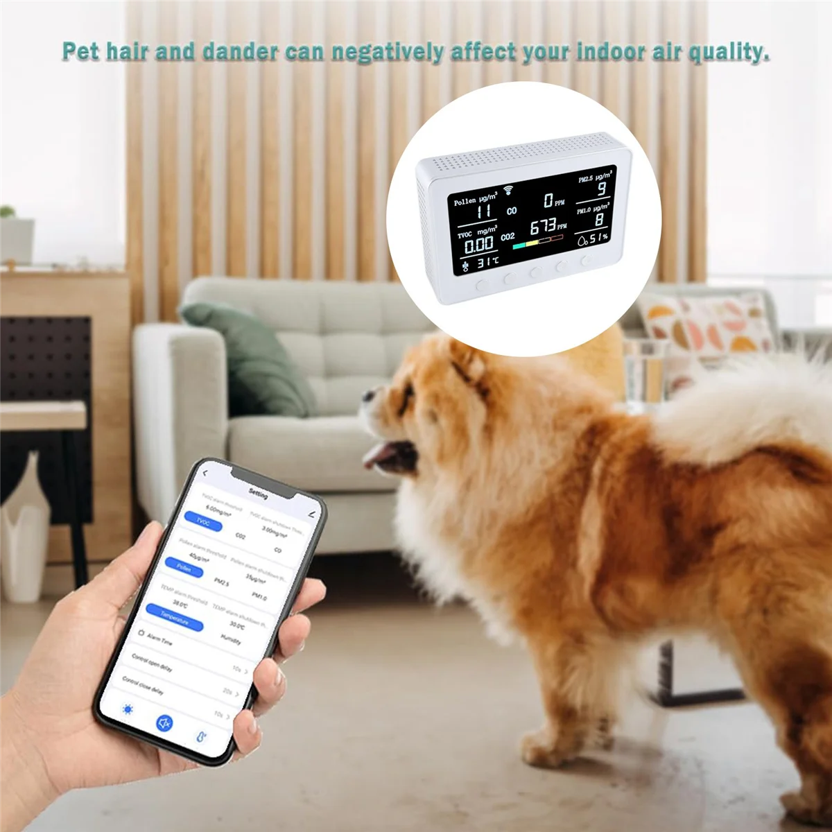 PT02 ÷   , ɰ , TVOC CO CO2 PM2.5, 1.0 µ RH IoT Ʈѷ, RS485  ΰ, EU ÷