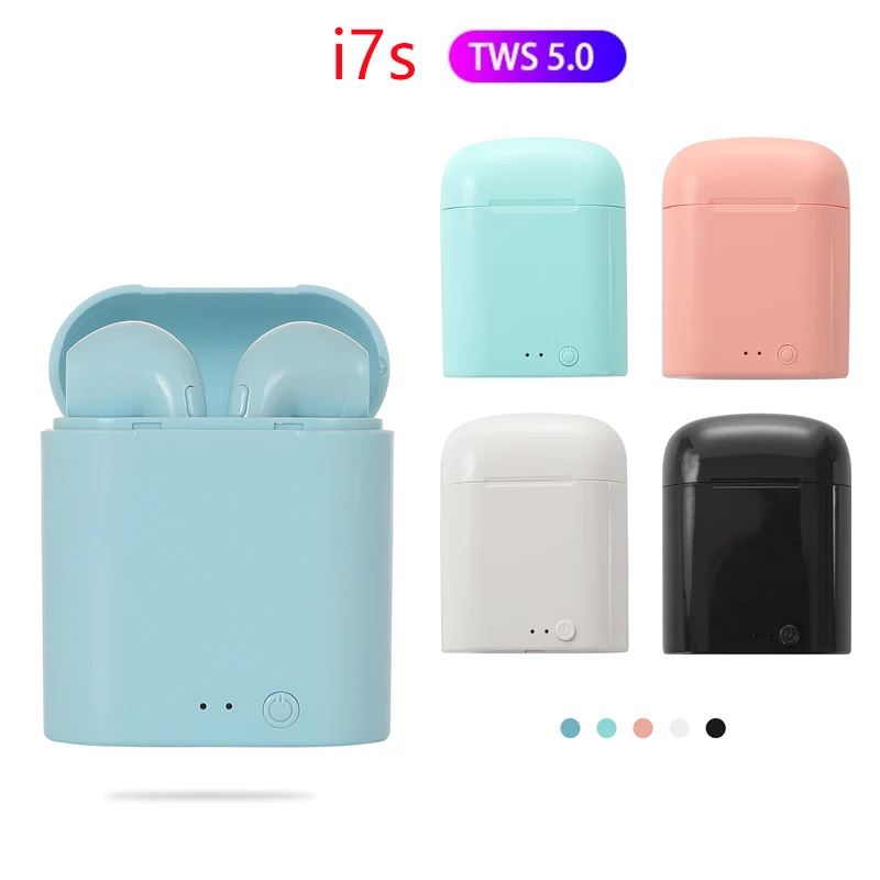 

new i7 TWS Wireless Headphones Bluetooth 5.0 Earphones i7s Mini Style Earphones Sports Handsfree Headset In-Ear Stereo Earbuds