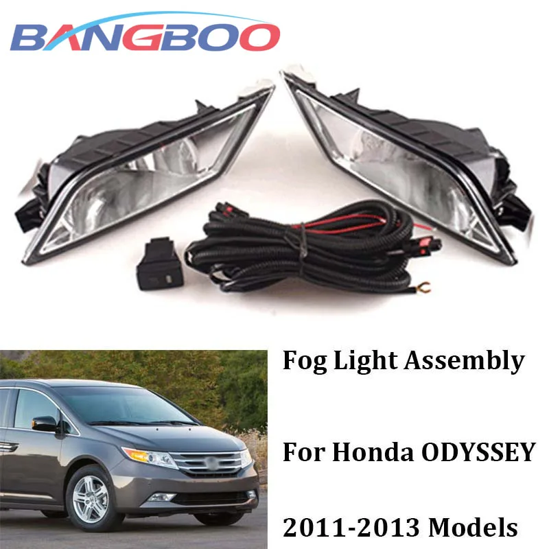 

1Set Car Front Bumper Fog Lamp Harness Kit For HONDA ODYSSEY 2011 2012 2013 With Wire & Switch