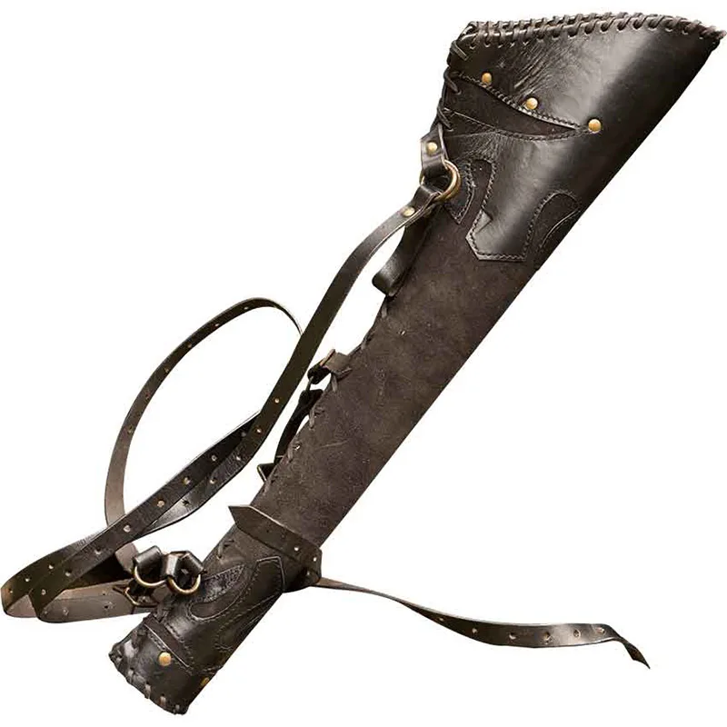 

Кобура для стрельбы Larp Ranger кожаная, винтажная, с держателем для стрелы, средневековой длины, в стиле стимпанк