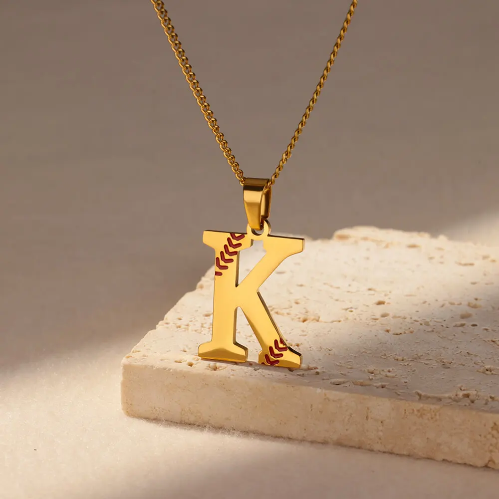 Stainless Steel A-Z Letter Necklaces For Women