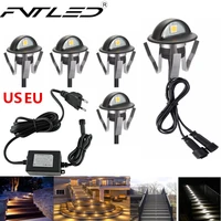 10PCS/Lot FVTLED LED Deck Lights 35mm Half Moon Outdoor Garden Decoration LED Underground Lamps IP65 Waterproof Pathway Lighting 1